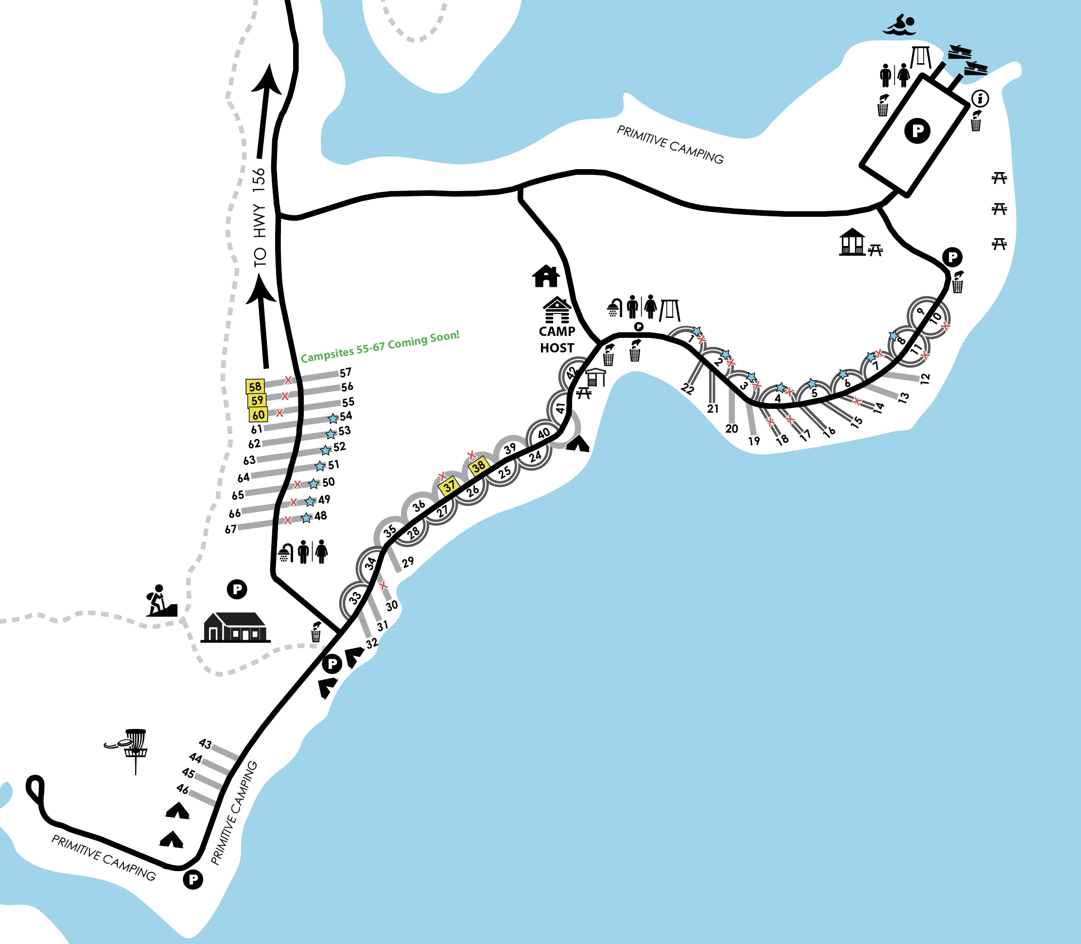 map of campground